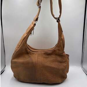 Y2K Coronado Leather Tan Pebbled Hobo Shoulder Bag CCW Pocket & Holster Insert